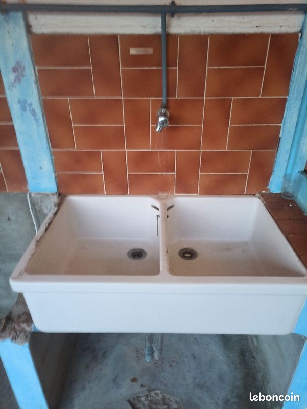 Évier double+WC+lavabo (image 1)