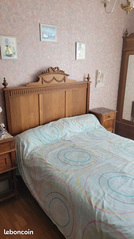 Chambre ancienne Napoléon III – bois massif (image 2)