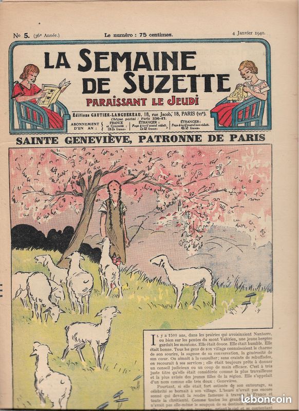 La Semaine de Suzette, 80 numéros du 1er décembre 1938 au 6 juin 1940 (image 8)