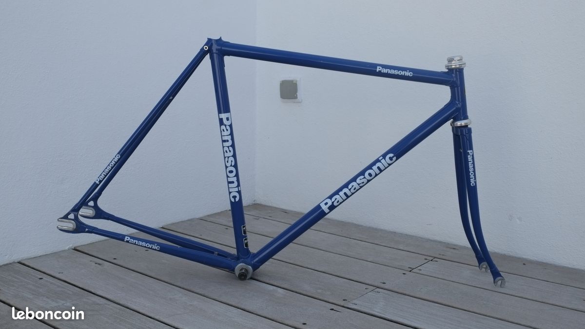 Cadre Vélo Piste Stratos NJS Keirin 51 Cm - Acier - Rouge/vert - Occasion