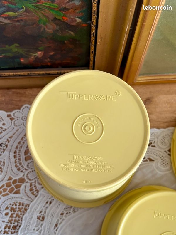 Boîtes Tupperware Choix de boîtes simples vintage avec