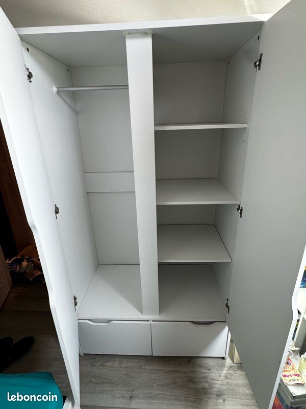 Armoire 2 portes & 2 tiroirs (image 2)