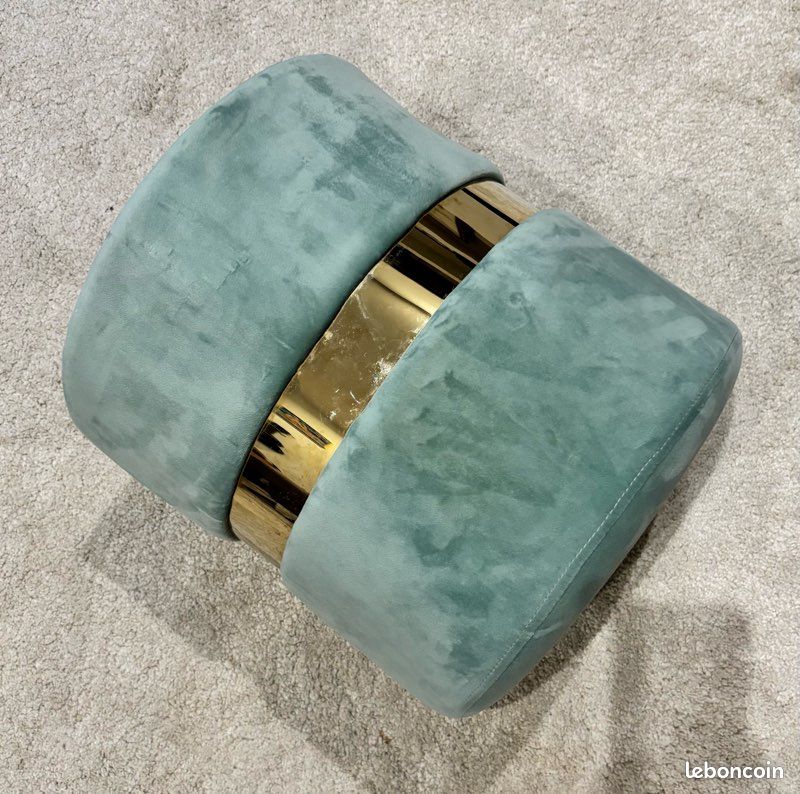 Pouf turquoise (image 1)