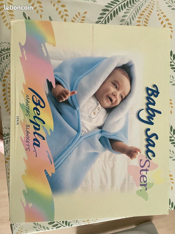 Baby Sac – Sac De Couchage Bébé / Couverture Universelle 80x90 Cm – 100% Polyester – Beige