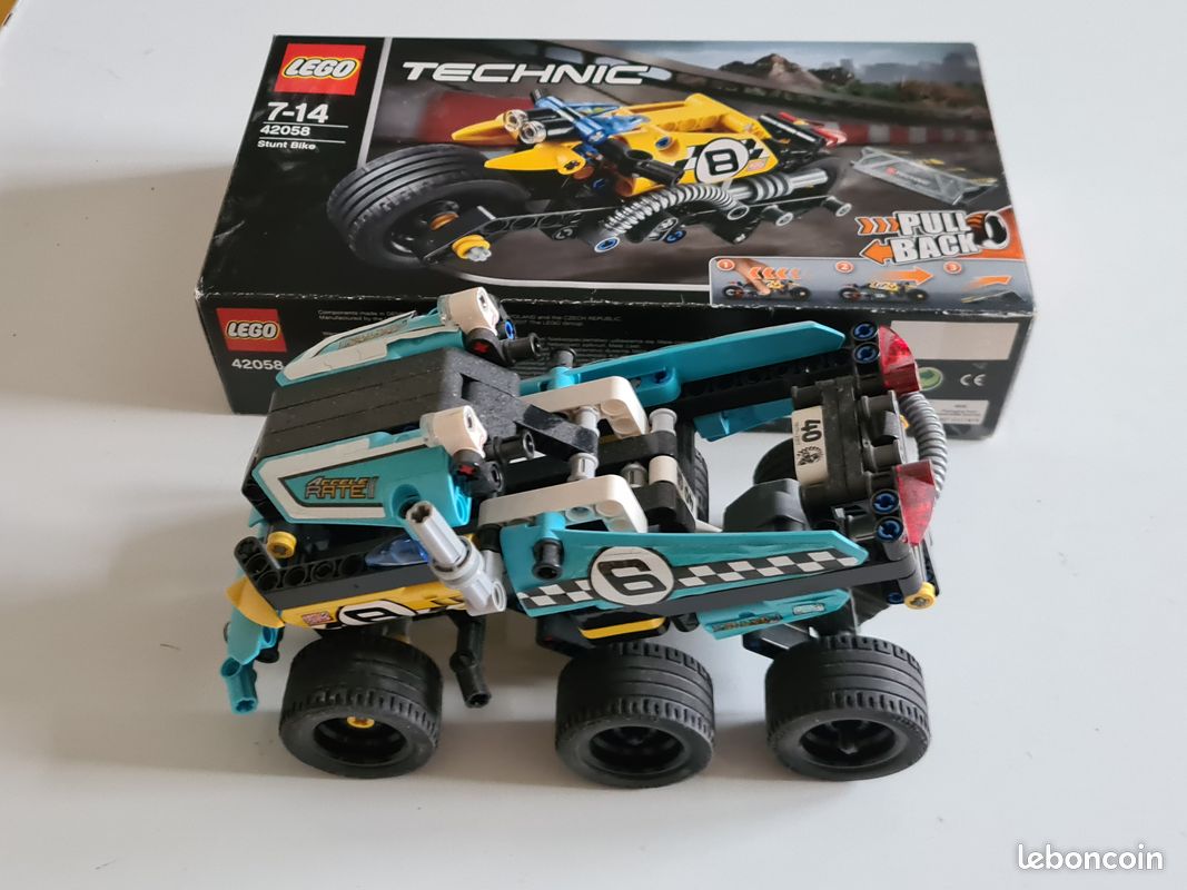 Power Racer Lego Lego Technic 42058 And 42059 Lot LEGO TECHNIC 42058 Stunt  Bike+ 42059 Stunt Truck Jeux Jouets