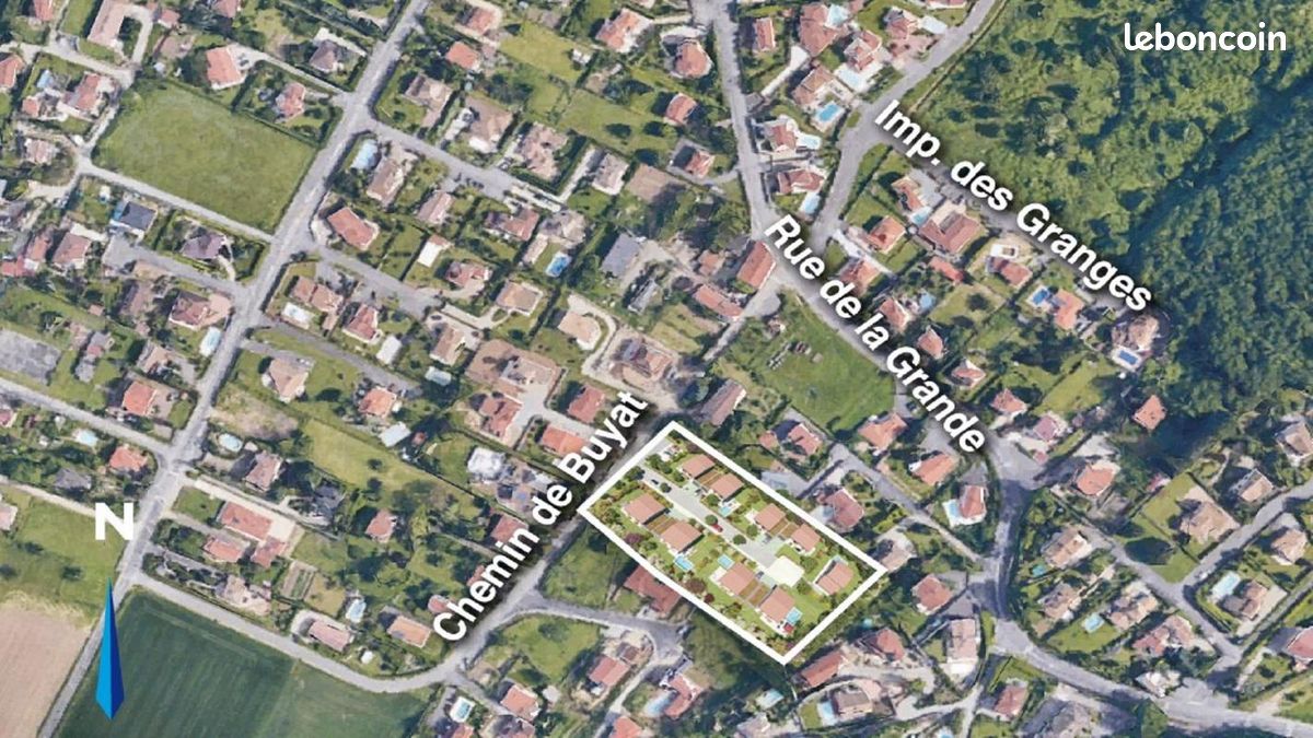 Terrain 326 m² Ternay (image 3)