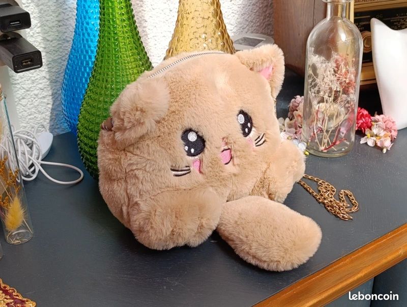 Adorable sac trotteur Cosplay chat đ± peluche manga anime cute kawaii mignon đ (image 2)