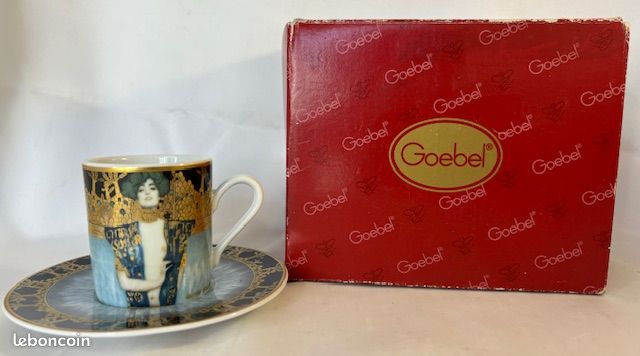 Mug Personnalisable Gustav Klimt 'Judith II/Salomé/Japonaises' - Céramique Blanche Avec Prénom - Neuf