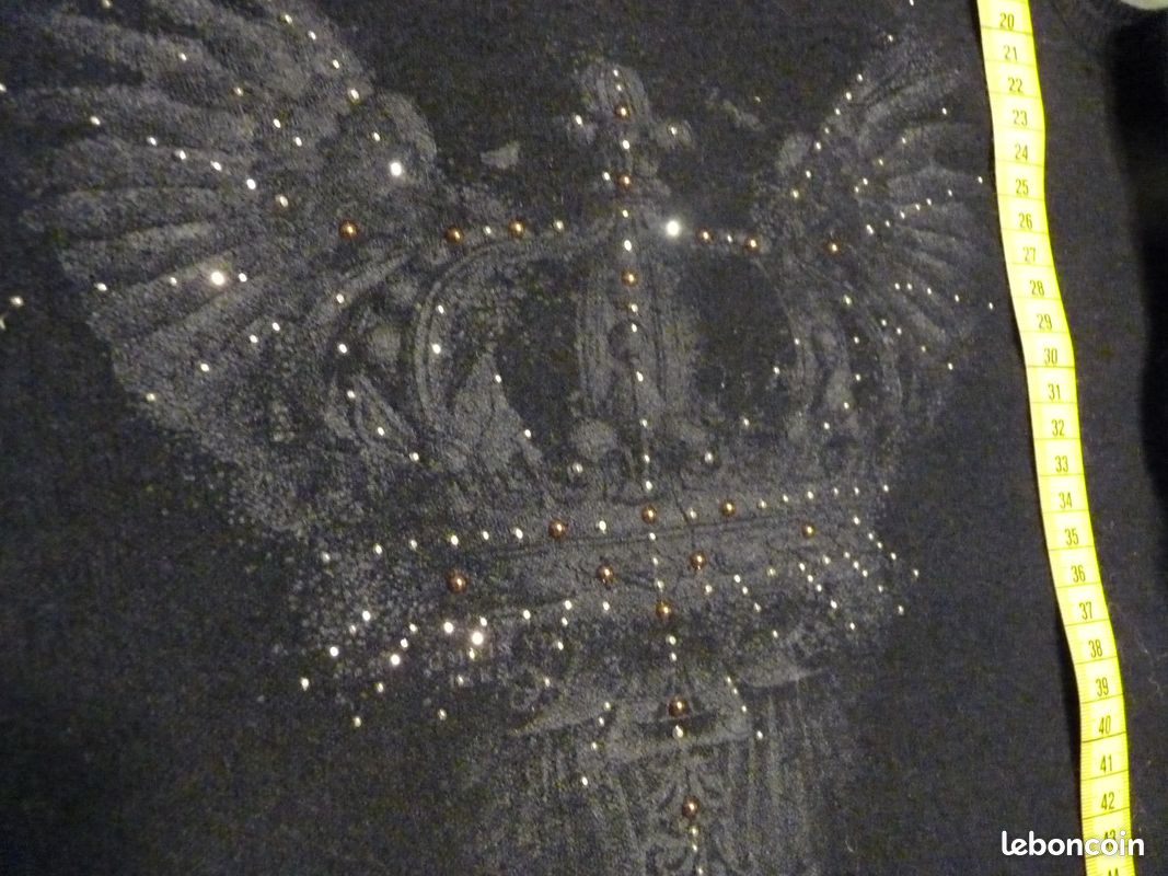 Pull sans manches noir IKKS S (image 3)