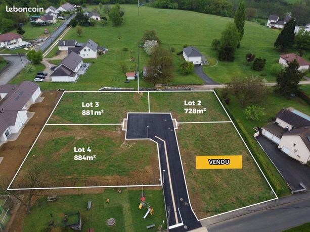 Terrain 728 m² Bussieres