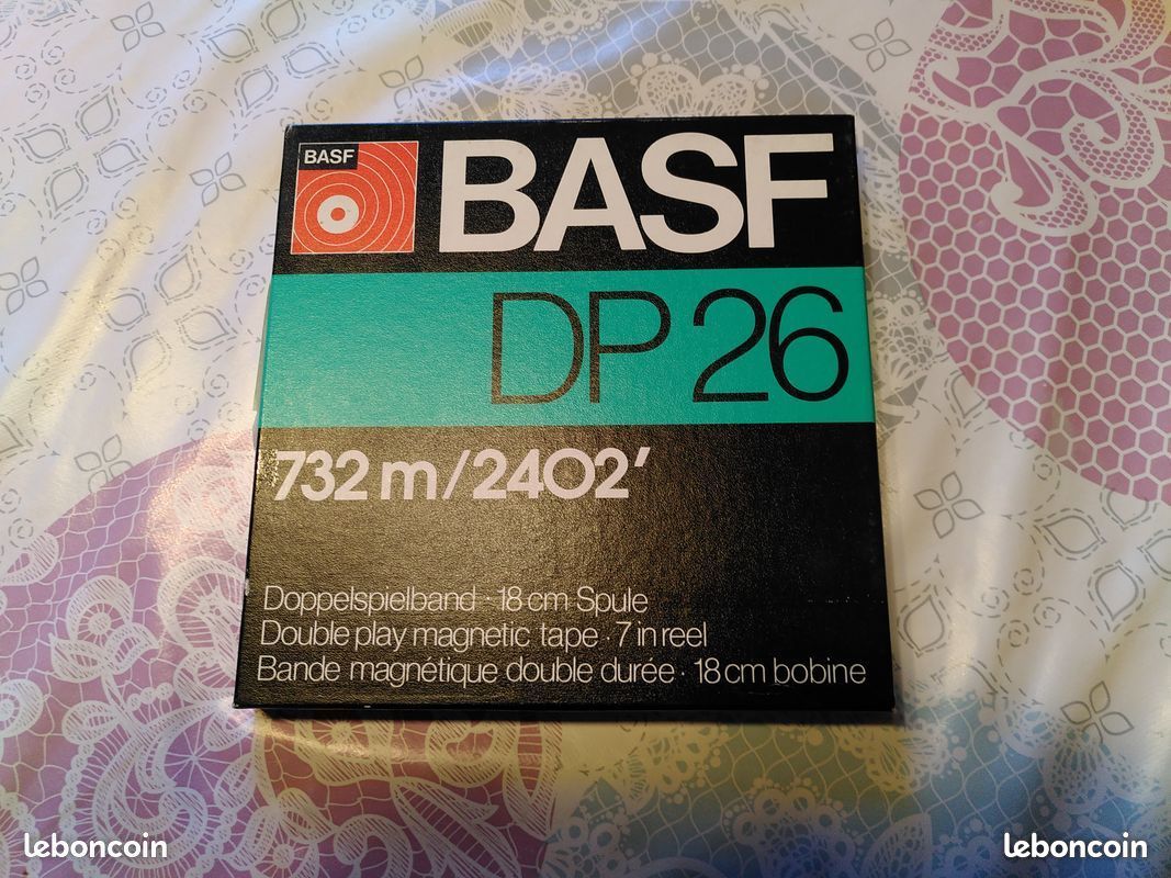 Bandes magnétiques magnétophone BASF DP26/LP35 18 cm (image 1)