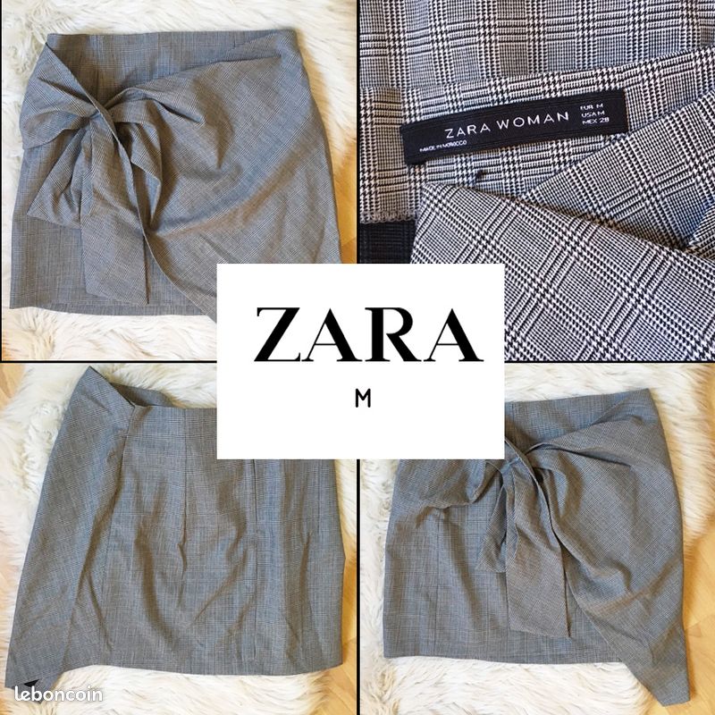 Jupe prince de galles ZARA woman M (image 1)