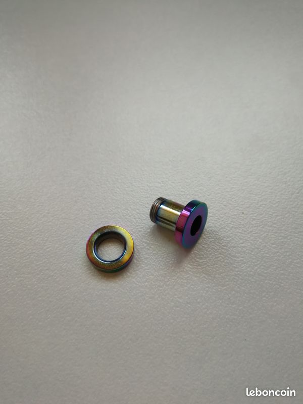 1 Ecarteur Tunnel oreille Dévissable Multicolore Diamètre 6mm (image 3)