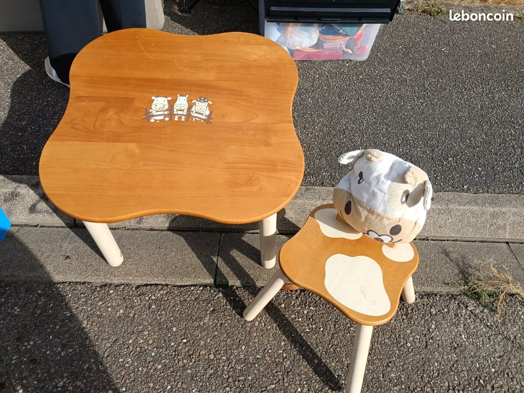 Table et chaise enfant (image 1)