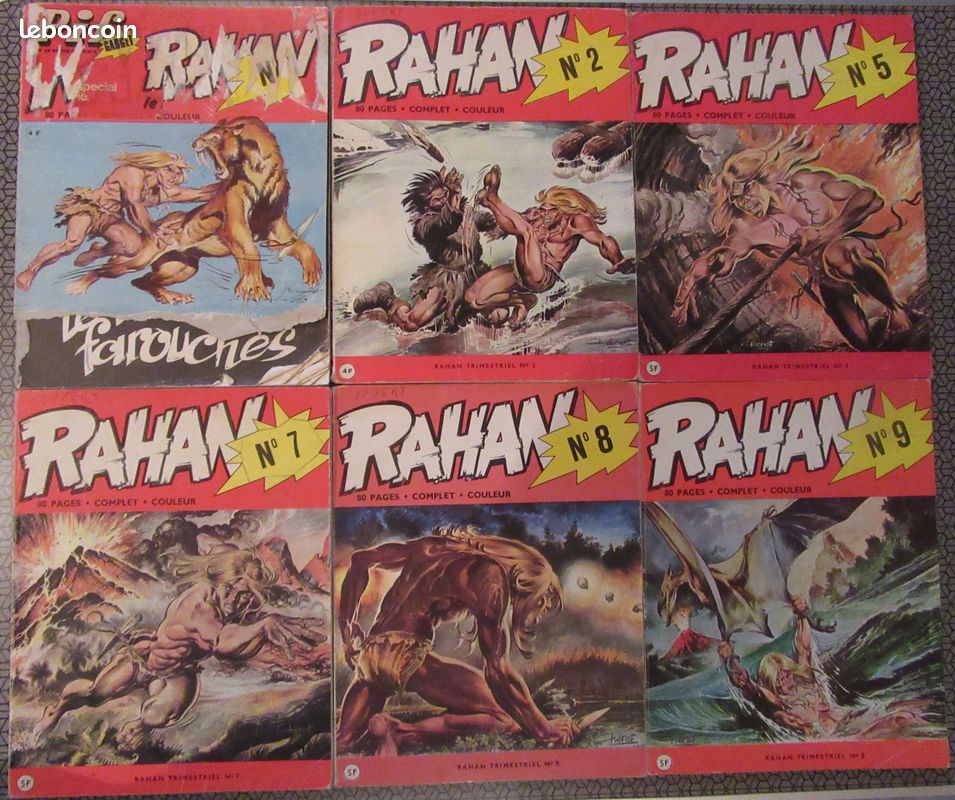 BD Rahan 1ère série années 70 (image 1)