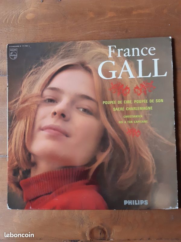 France gall 33t vinyle lp album philips 1965 (image 5)