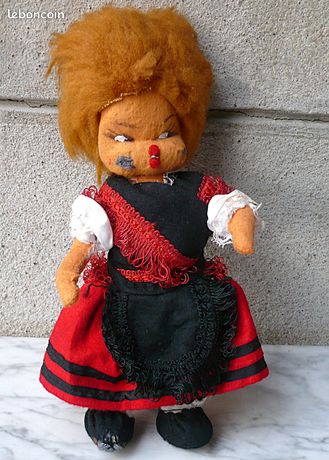 Poupée Ancienne 43cm Raynal – Fille, Très Bon état