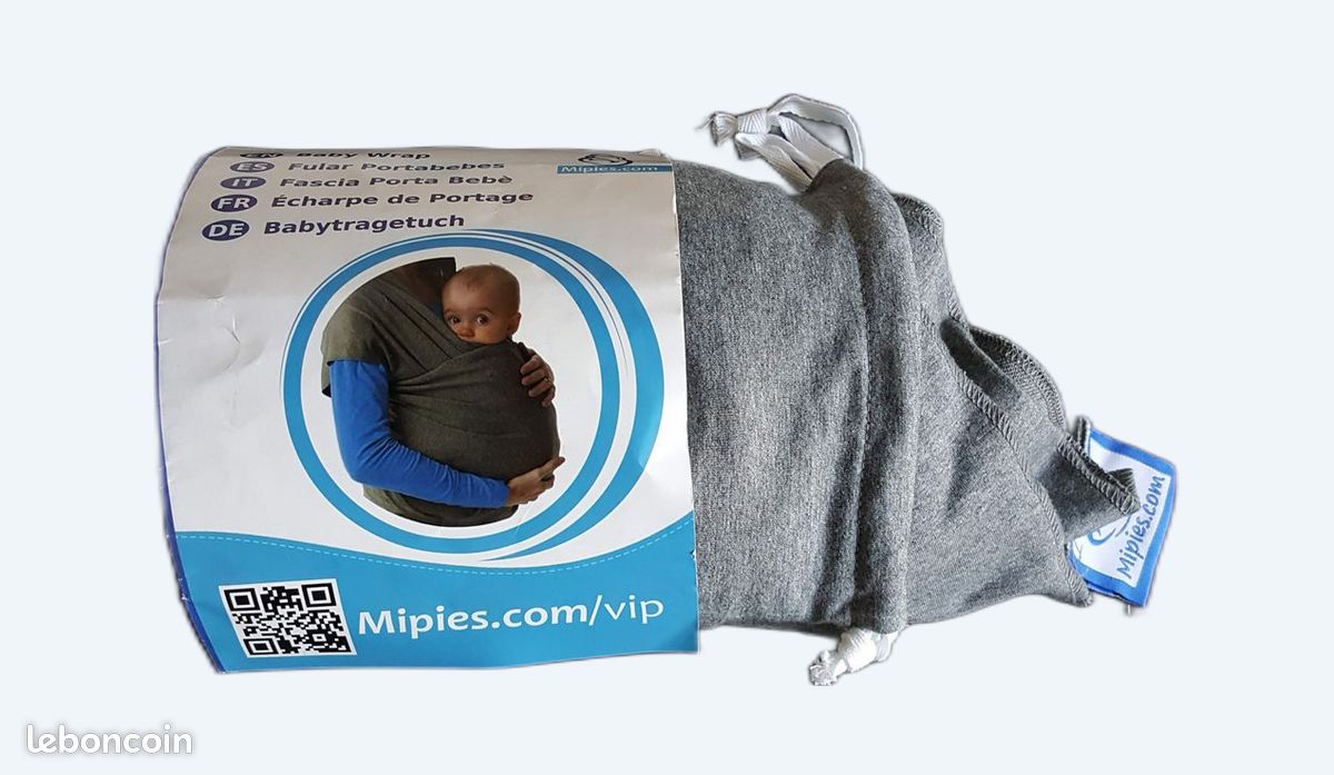 Echarpe portage bébé (image 1)