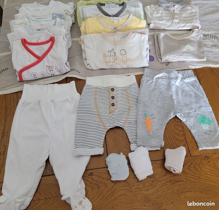 Vêt bb garçon 1 mois (image 1)