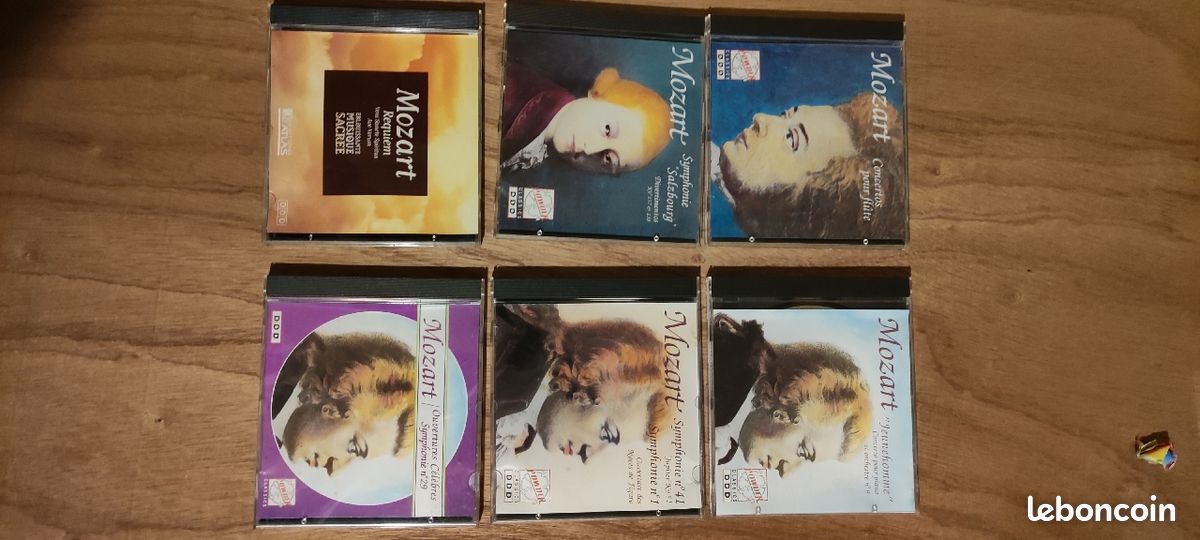Lot de 6 CD MOZART (image 1)