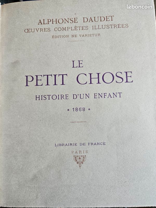 Livres Alphonse Daudet œuvres complètes illustrées (image 2)