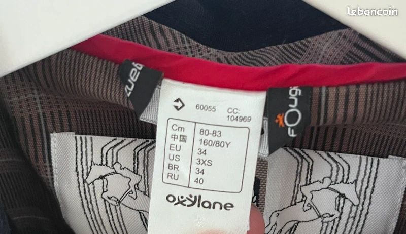 Veste de concours noire – Fouganza (image 2)