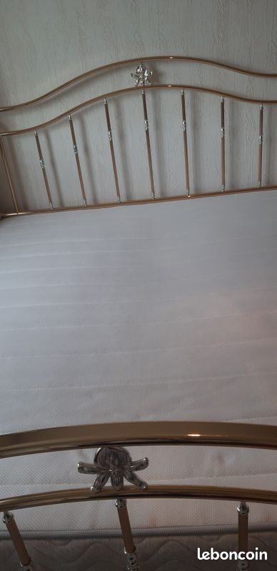 Lit 180x200 + matelas état neuf (image 3)