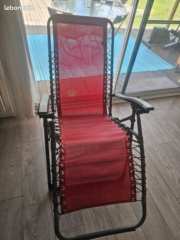 Fauteuil relax zéro gravité – pliant – très bon état (image 2)