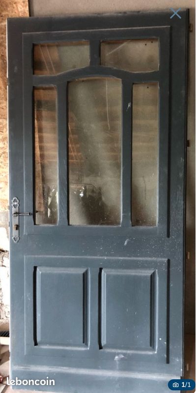 Porte entree Chêne H271 L115 (image 2)