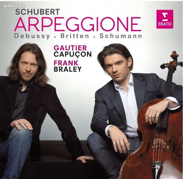 CD - Gautier CAPUCON et Franck BRALEY - SCHUBERT, Arpeggione (image 1)