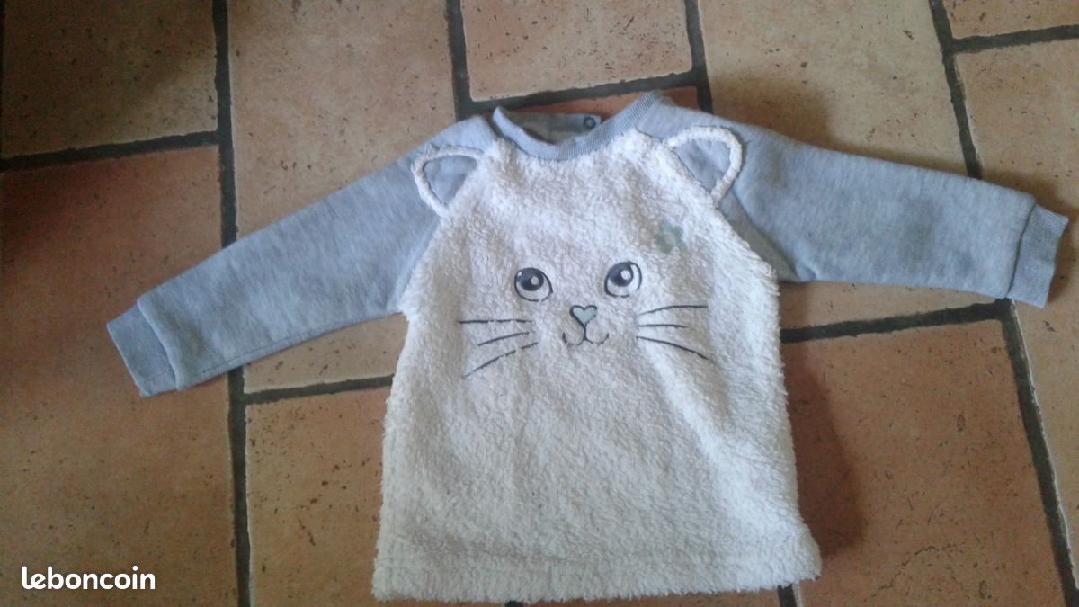 Sweat marie aristochats +body 18 mois (image 1)