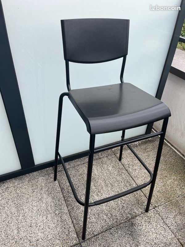 Tabouret Chaise noir (image 1)