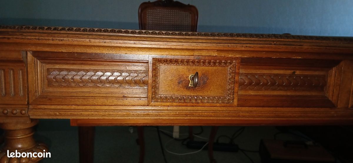 Table bureau fin 19ème style Louis XVI (image 3)