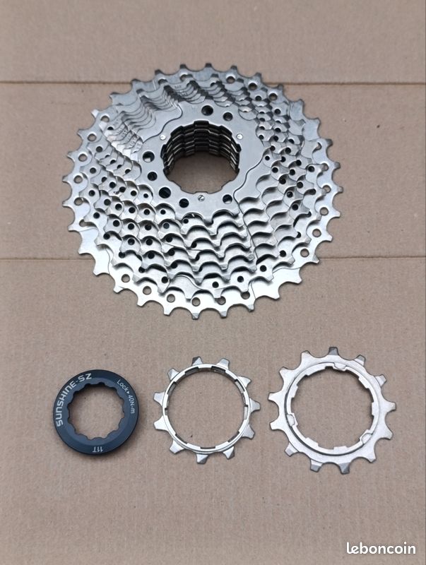 SENSAH 8/9/10/11 vitesses Cassette de vélo de route 11V 23T/25T/28T/30T/32T/ 34T/36T roue libre de vélo K7 10S volant d'inertie pour moyeu HG