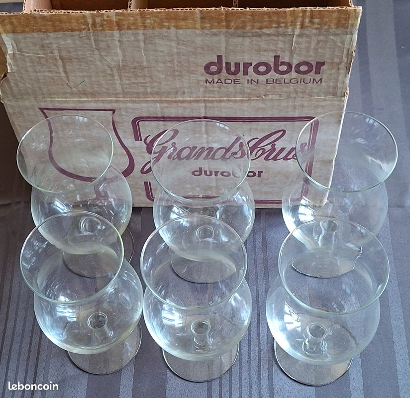 6 Verres Grand Cru Durobor Beaujolais avec boîte d origine (image 2)