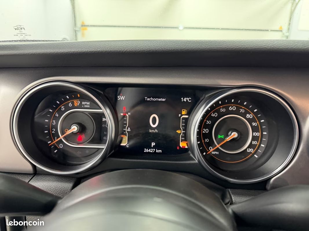 Jeep GLADIATOR Willys Sport 3.6 V6 284 ch BVA8 4x4 – Alpine – Navigation – Freedom Top (image 28)