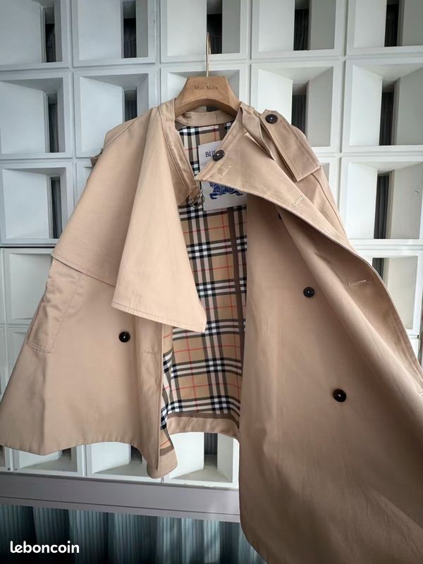 Trench-coat Burberry à col montant court, Taille XXL (image 2)