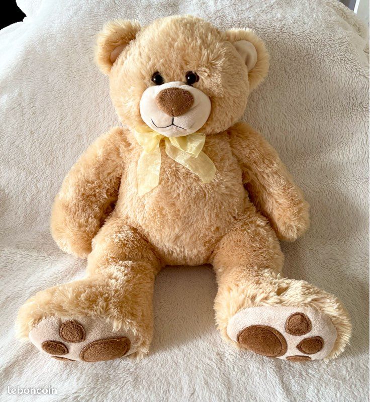 Peluche Ourson Grand Modèle - Beige (image 1)