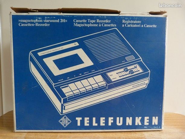 Magnétophone Telefunken 201 De Luxe Vintage Années 60 - À Restaurer