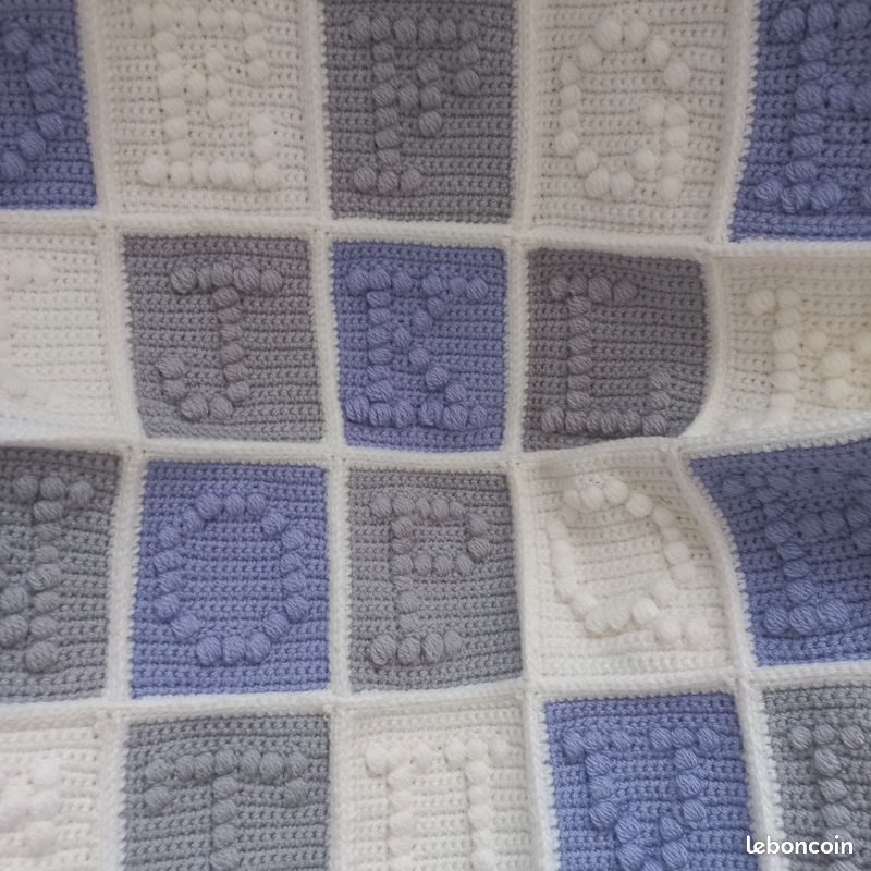 Couverture bébé, fait main (image 3)