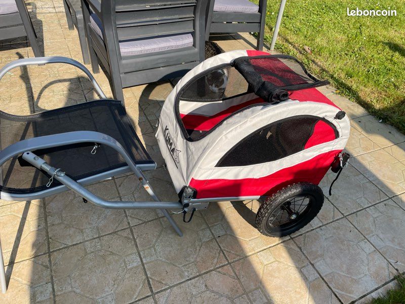 Remorque Vélo et Poussette pour Petit Chien et Animaux de Compagnie (image 2)