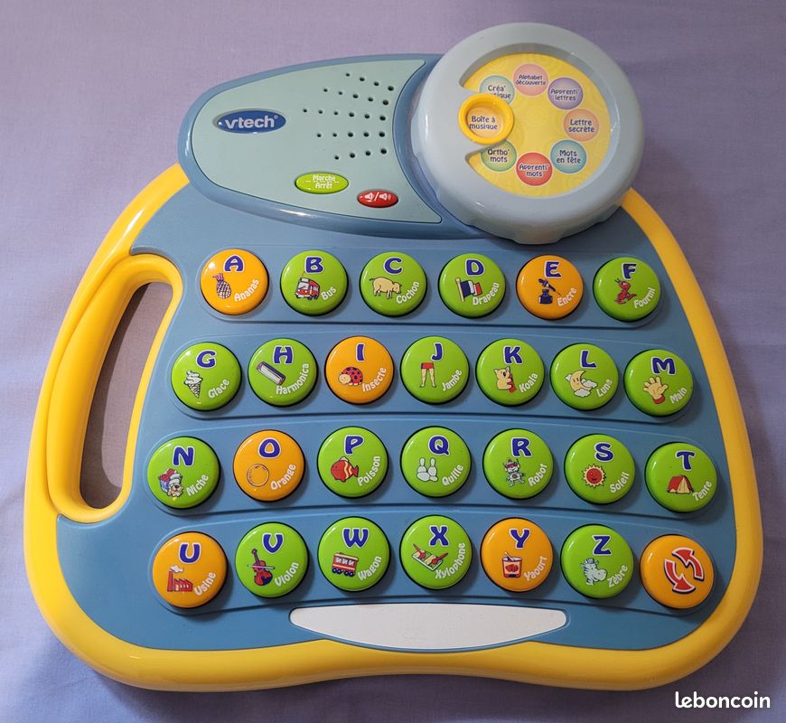 Tablette électronique V-tech J'apprends l'Alphabet et la Musique (image 1)