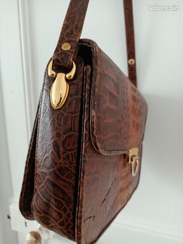Sac vintage en croco (image 6)