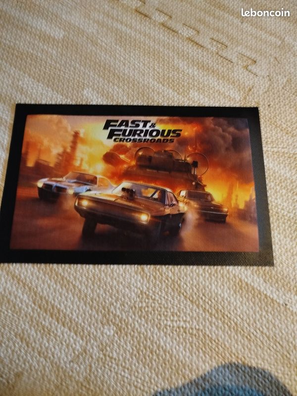 Tapis de bar ou set de table ou tireuse a bière motif fast and furious neuf (image 1)