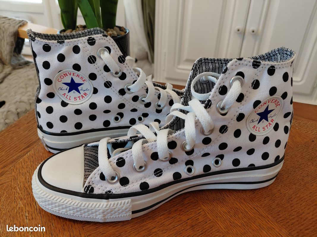 Converses pois (image 3)