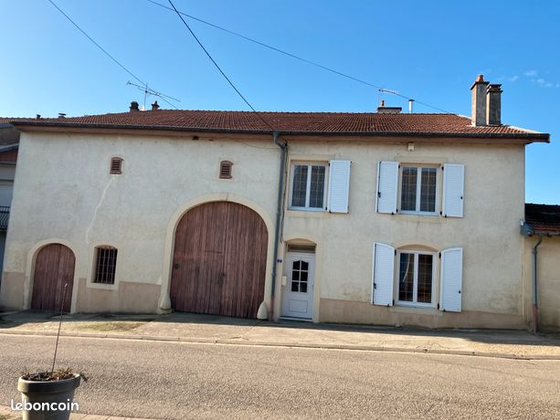 FROLOIS, 15 MN DE NANCY, MAISON LORRAINE, 6P 150 m², AVEC DÉPENDANCES, CAVE VOÛTÉE, JARDIN CLOS 670 m², VASTE GRANGE 190m², HAUT POTENTIEL DE TRANSFORMATION