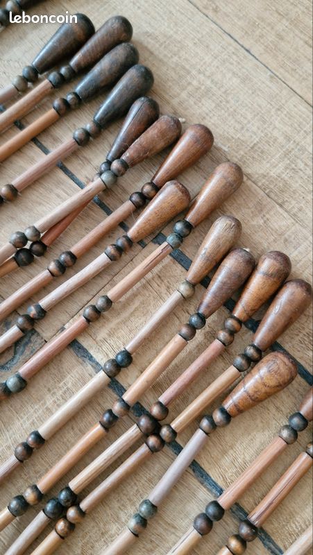 Rideau de porte en perles de bois - Boisnature'l