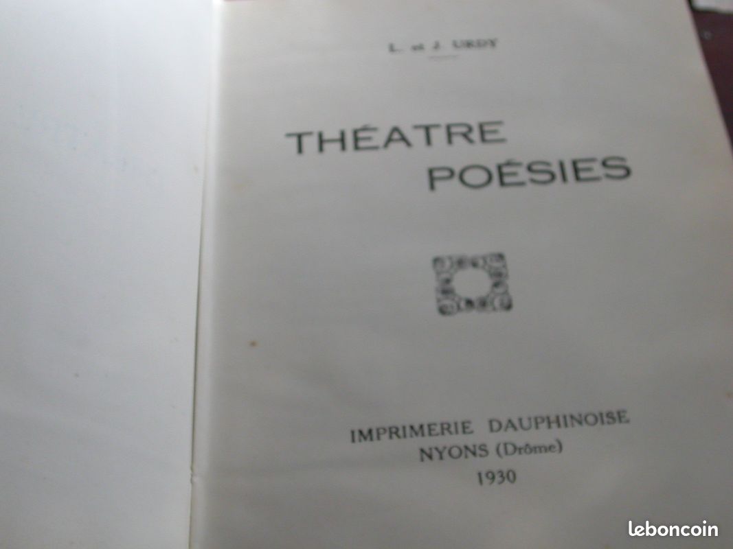 Théâtre - Poésies Urdy (image 3)