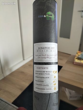 Carte Voyage A Gratter Atlas & Green Carte Du Monde à Gratter Avec Tous Les États Américains Carte à Gratter