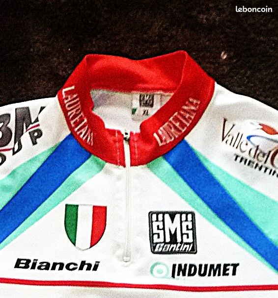 Maillot Cycliste années 80 Géometrique Santini Vintage 80'S jersey Homme - XXL Maillot Cycliste années 80 Géometrique Santini Vintage 80'S jersey Homme - XXL